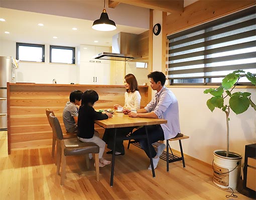 LDKは家族団らんの場
